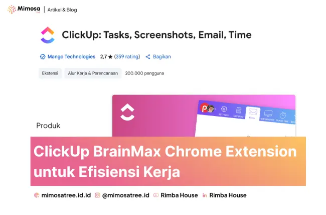 ClickUp BrainMax Chrome Extension untuk Efisiensi Kerja