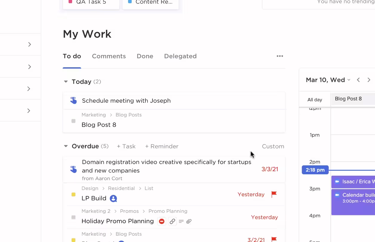Clickup Reminders 2