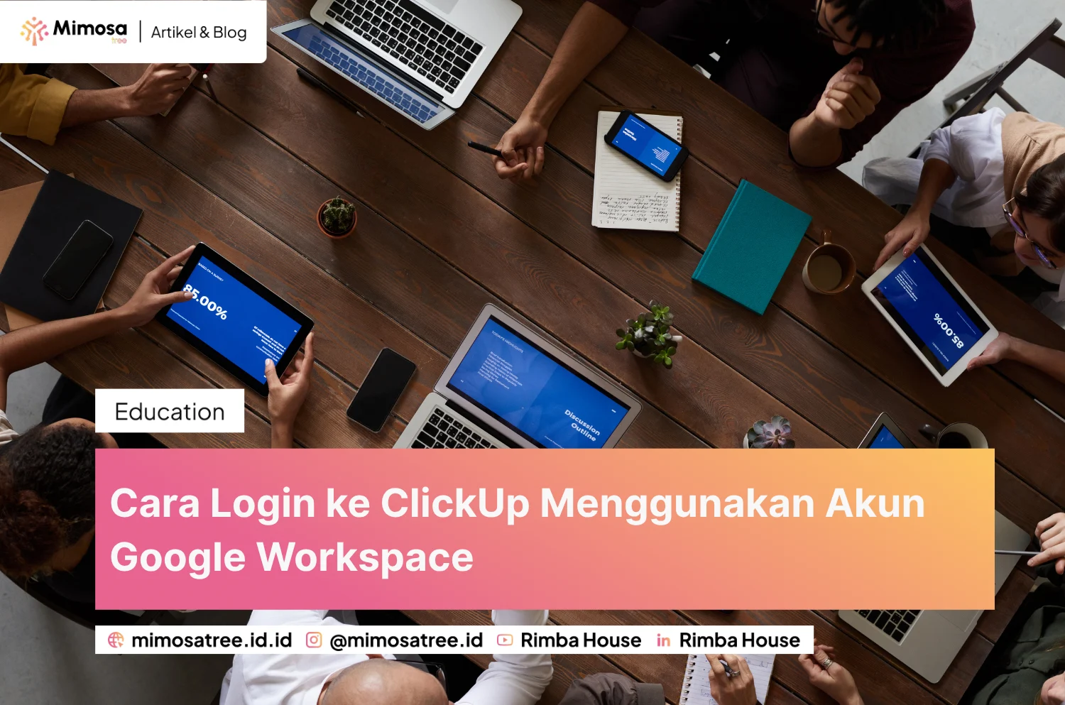 Cara Login ke ClickUp Menggunakan Akun Google Workspace