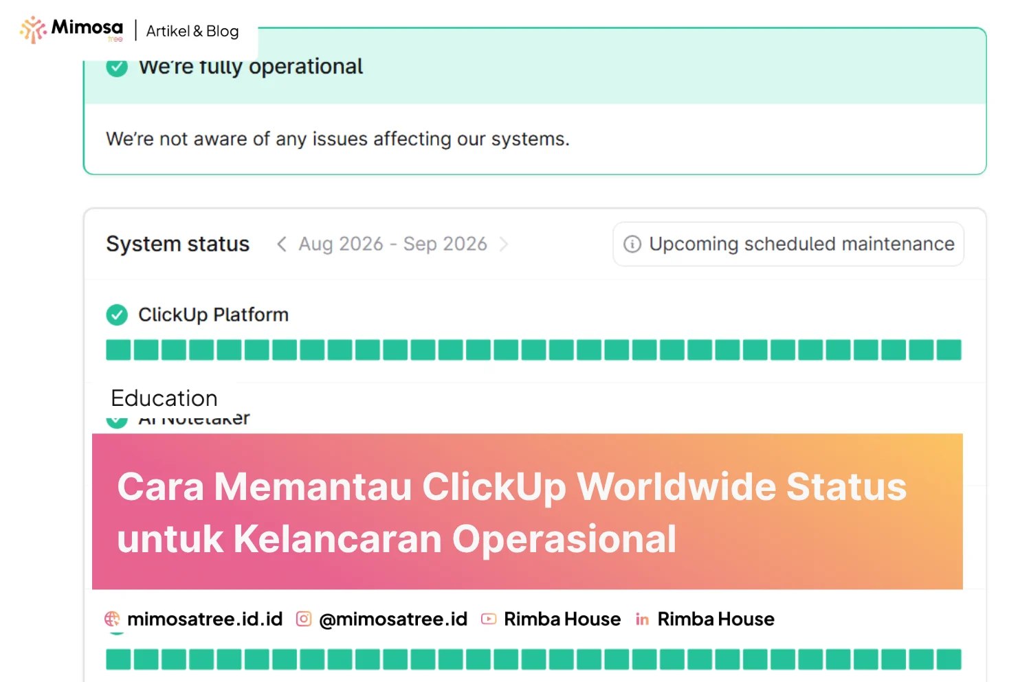 Cara Memantau Clickup Worldwide Status Untuk Kelancaran Operasional