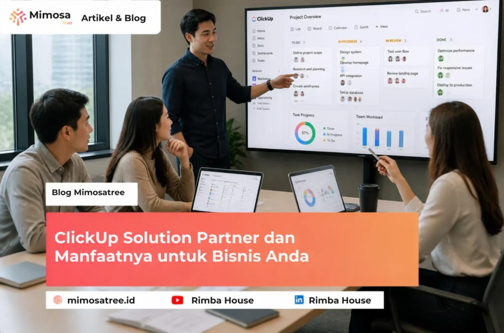 Clickup Solution Partner Dan Manfaatnya Untuk Bisnis Anda