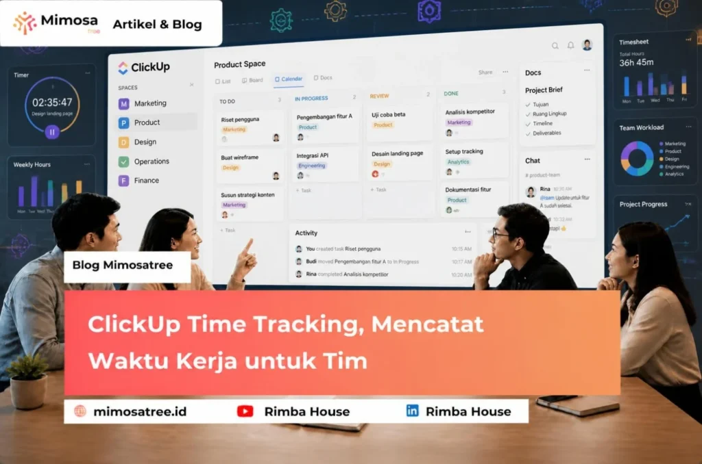 Clickup Time Tracking  Mencatat Waktu Kerja Untuk Tim