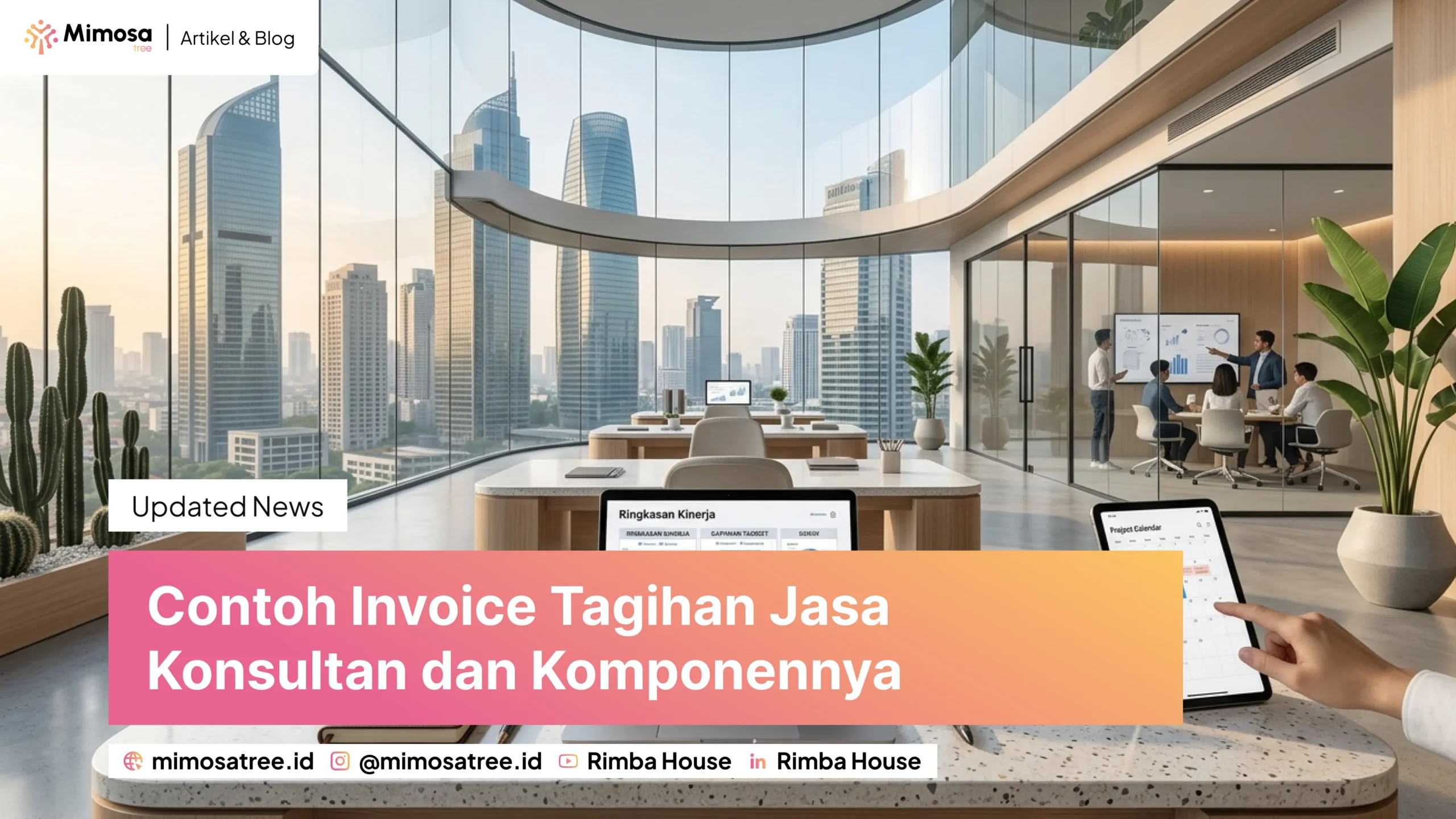 Contoh Invoice Tagihan Jasa Konsultan Dan Komponennya