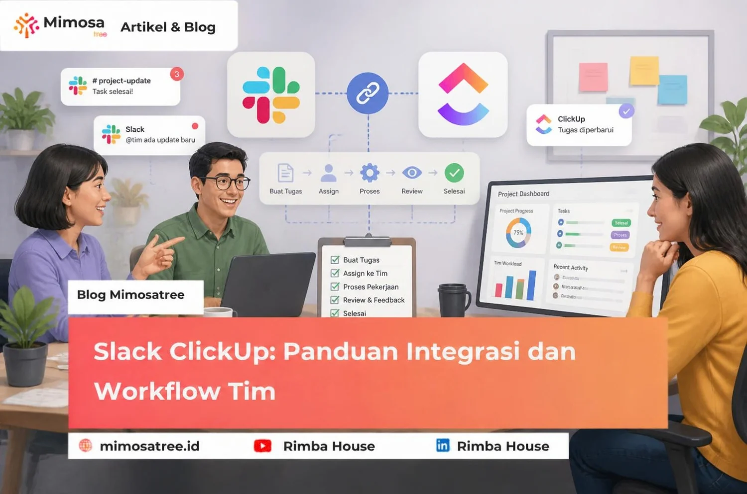 Slack Clickup Panduan Integrasi Dan Workflow Tim
